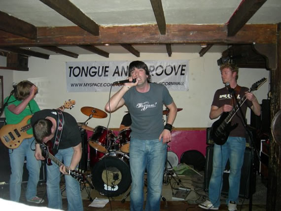 tongue groove cornish rock live band