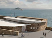 option a penzance battery rocks