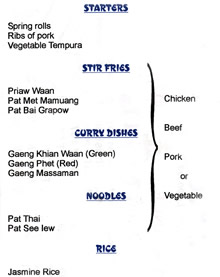 thai moon penzance licences food